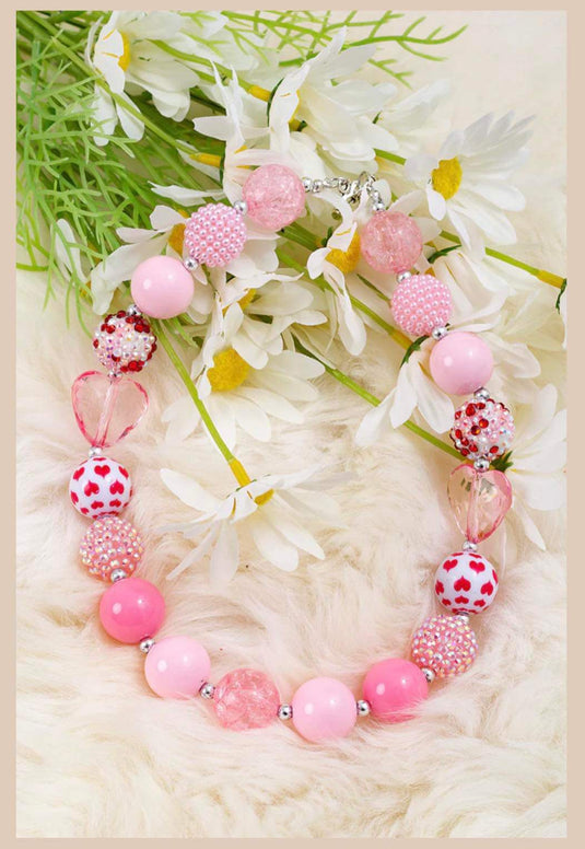 Valentines bubblegum Necklace