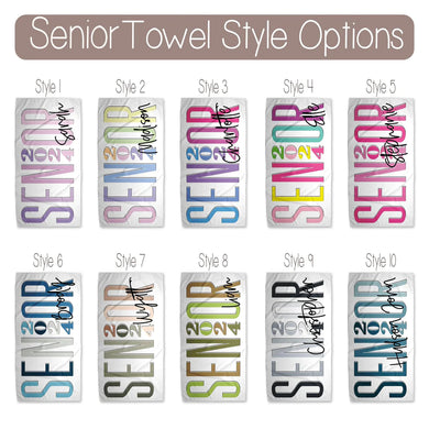 Senior 2024 Towel