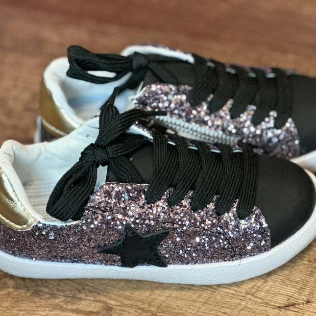 Dark Star Glitter Sneakers