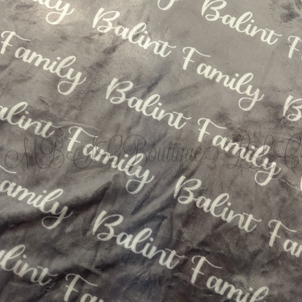 Personalized  Blanket With Name