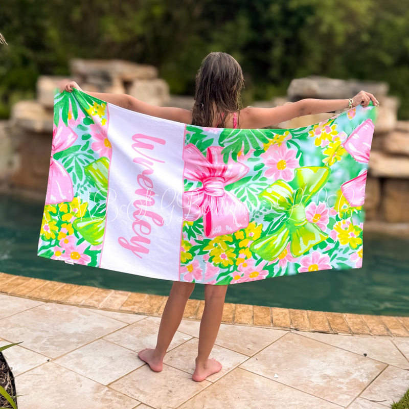 Load image into Gallery viewer, Vibrant Bow Towels
