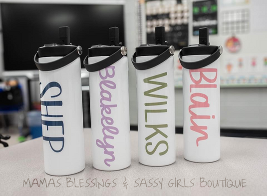 Personalized Single Name versatile Tumblers