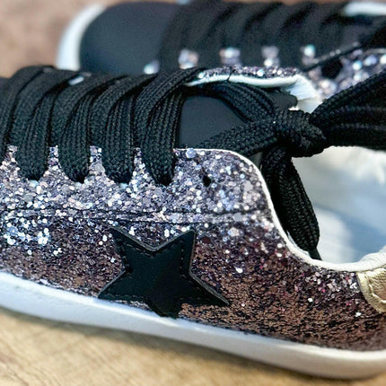 Dark Star Glitter Sneakers