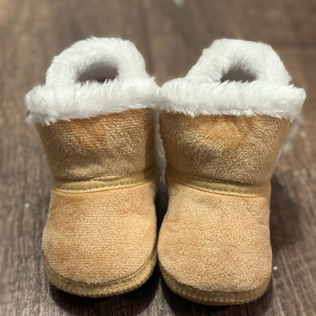 Faux Fleece & Fur Infant Shoes