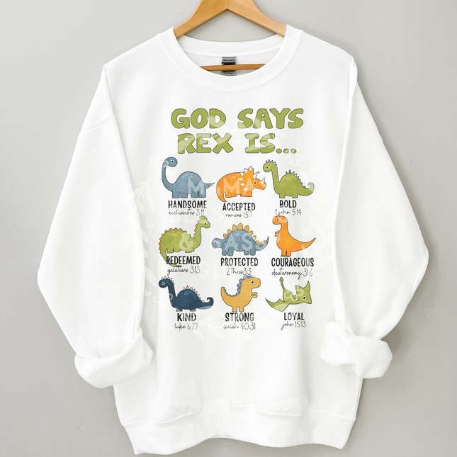 Dinosaur God Says shirt