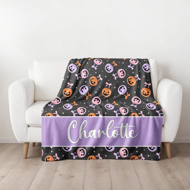Pumpkin Bucket Blankets
