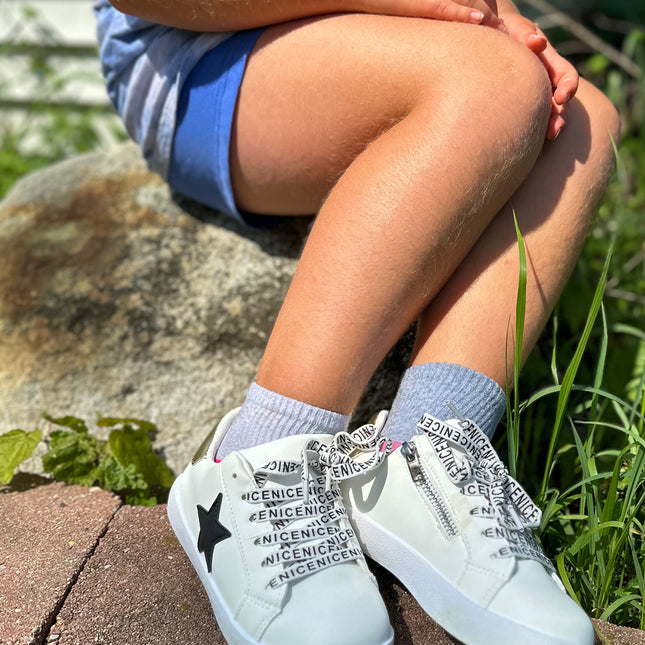 White Black Star Sneaker