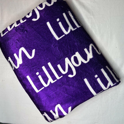 Personalized  Blanket With Name