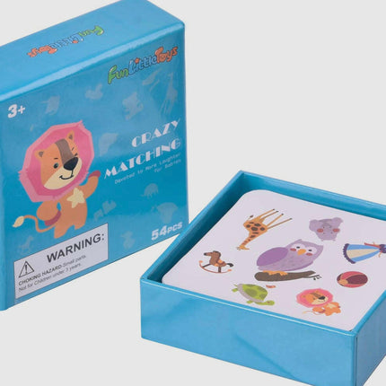 54 Pcs Memory Match Cards Matching Game Educational