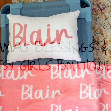 Personalized Single Name Snuggle Pillow