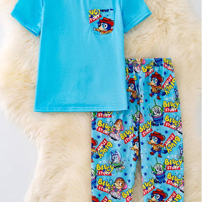 Blue Toy Pajamas