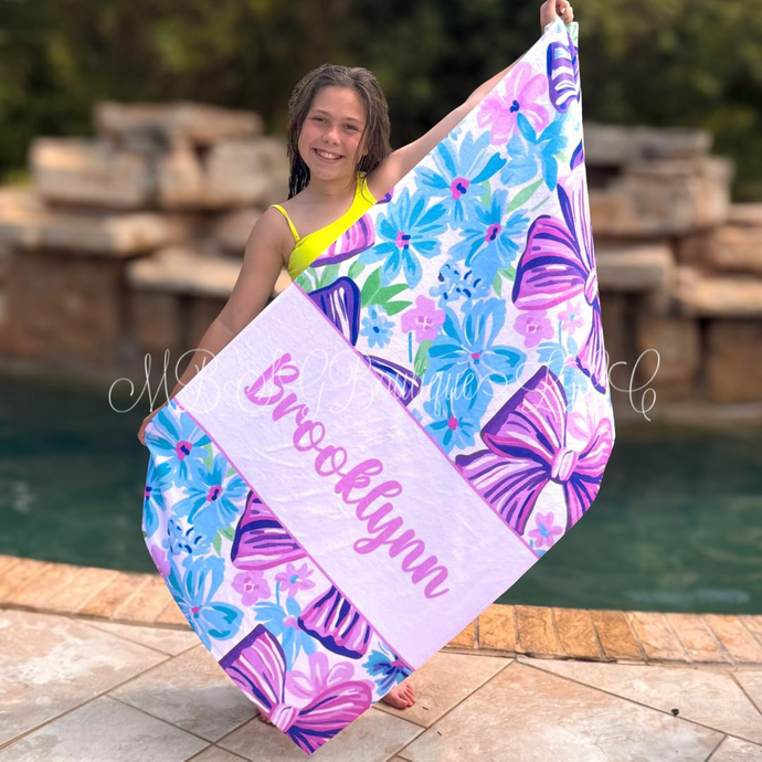 Vibrant Bow Towels