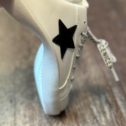 White Black Star Sneaker