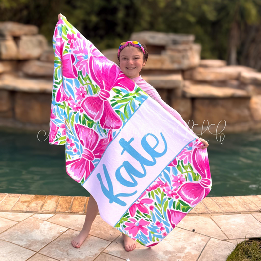 Vibrant Bow Towels