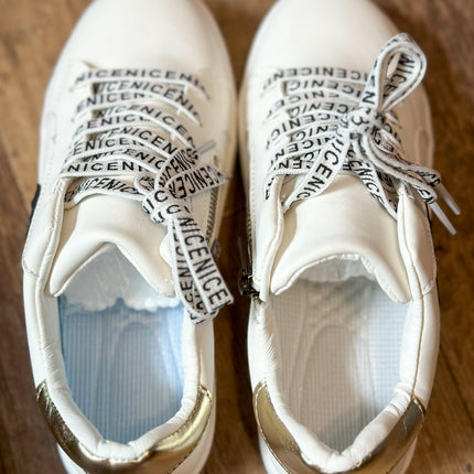 White Black Star Sneaker