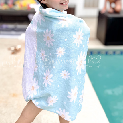 Personalized Daisy Towels