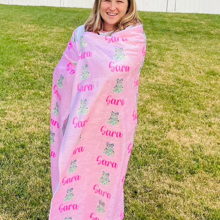 Glamorous Christmas Tree Blanket