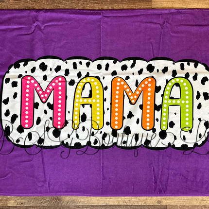 Black & White Spotted Towels