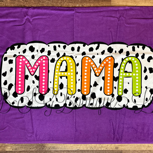 Black & White Spotted Towels