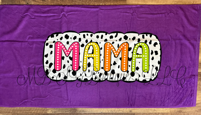 Black & White Spotted Towels