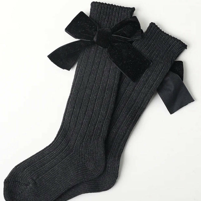 Bow Knee High Socks
