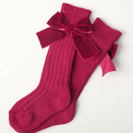 Bow Knee High Socks