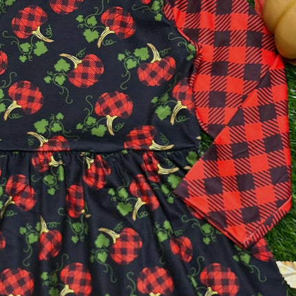 Plaid Pumpkin Dress