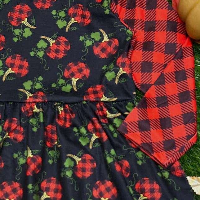Plaid Pumpkin Dress