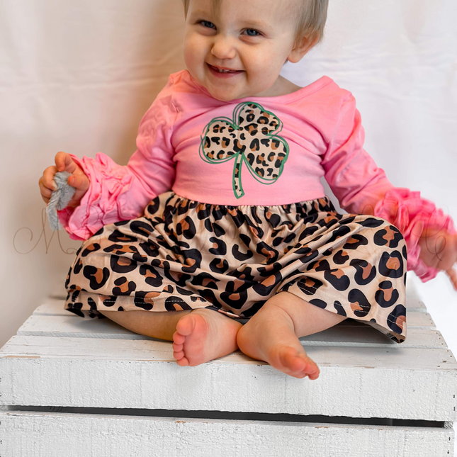 Pink Lucky cheetah Clover