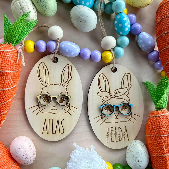 Bunny Personalized Basket tags