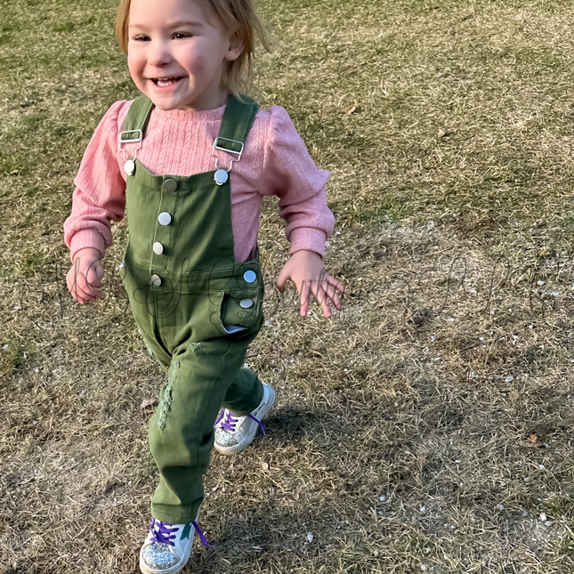 Distressed Overalls