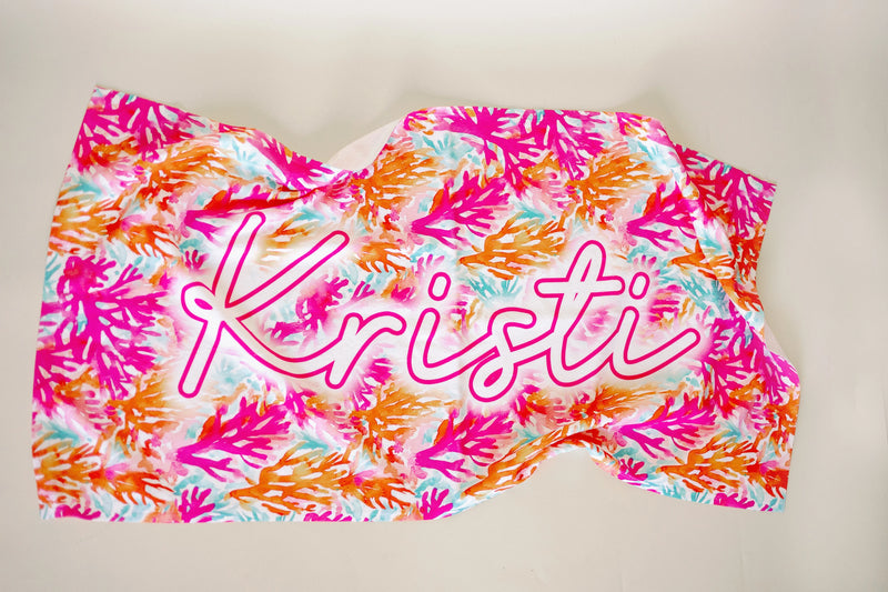 Load image into Gallery viewer, Paradise Awaits Personalized Towels
