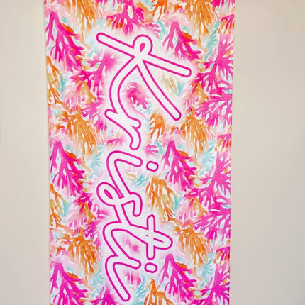 Paradise Awaits Personalized Towels