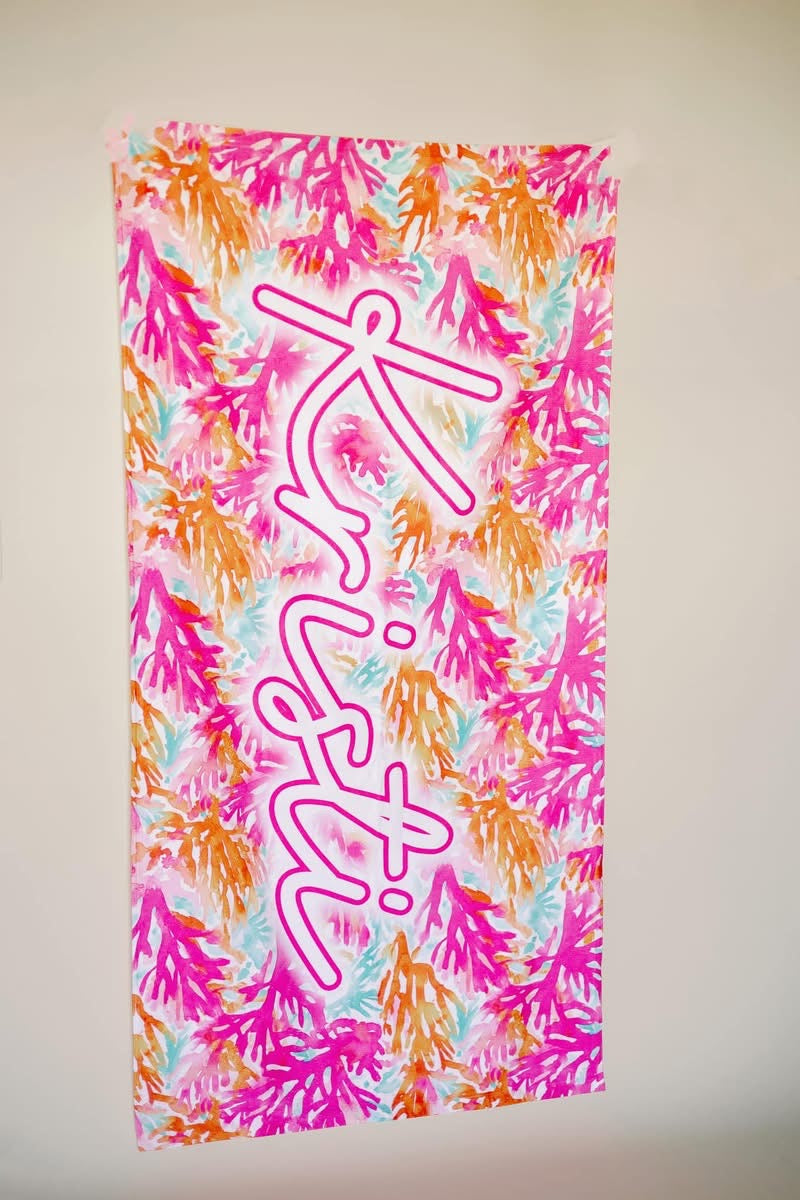 Load image into Gallery viewer, Paradise Awaits Personalized Towels
