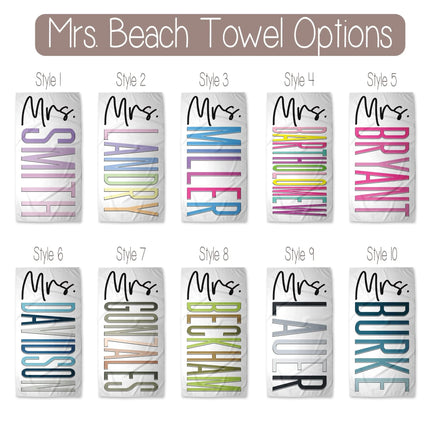 Mrs. & Mr. Towels