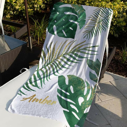 Paradise Awaits Personalized Towels