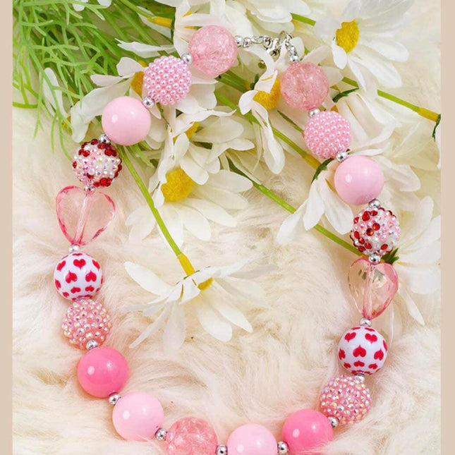 Valentines bubblegum Necklace