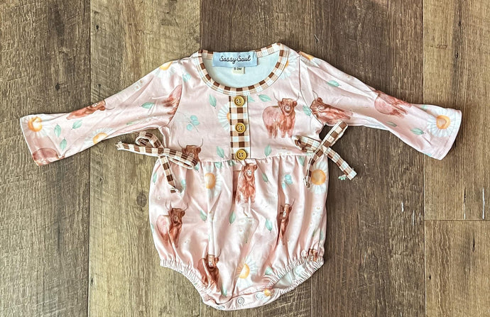 Highland cows Long sleeve onsie