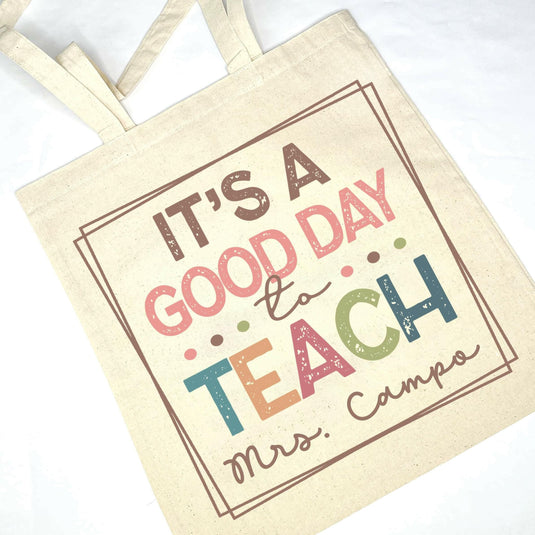Personalized Teacher Totes