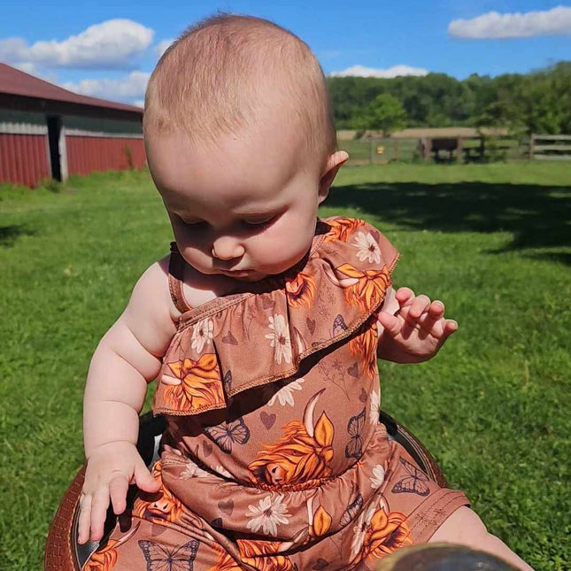 Highland and Butterflies Short Jumper