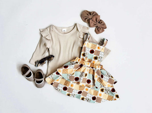 Heather Floral Baby Style Suspender Dress