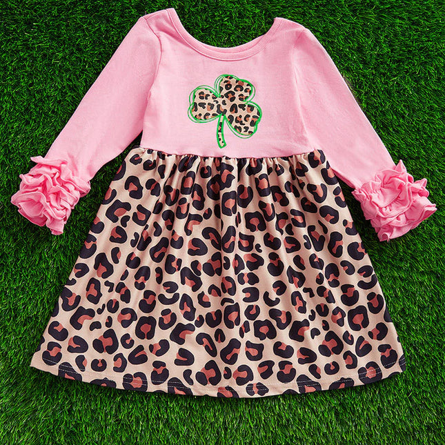 Pink Lucky cheetah Clover