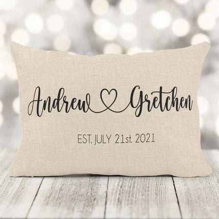 Customized Tie the knot pillow