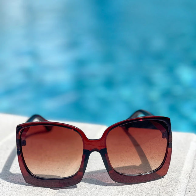 “Big Dreams” Brown Square Sunglasses