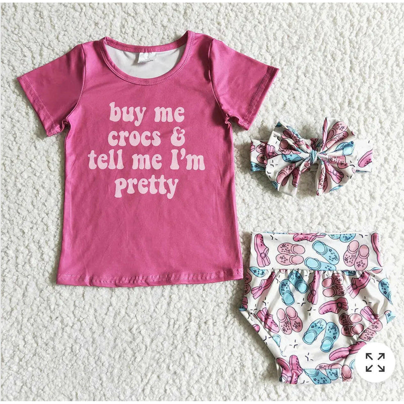 Load image into Gallery viewer, Buy me crocs and tell me I’m pretty

