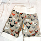 Chicken's long shorts