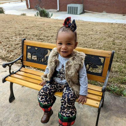 Christmas Tree Leopard Set