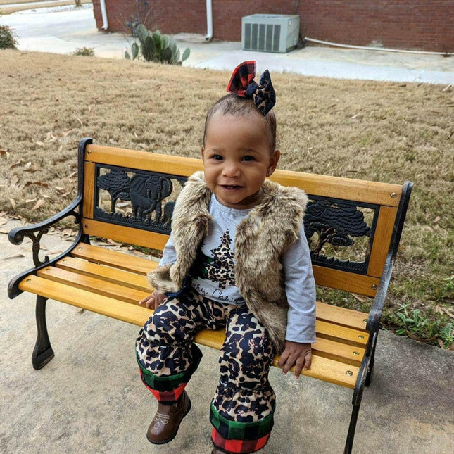 Christmas Tree Leopard Set